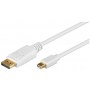 Goobay | DisplayPort cable | Male | 20 pin DisplayPort | Male | Mini DisplayPort | 1 m | White - 2